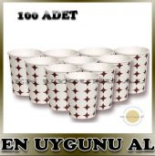 7 ÖZ Kullan At Bardak Karton bardak 100 Adet - 1
