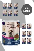 HOW MEOW 12 ADET PATE YAVRU KÖPEK YAŞ MAMASI BİFTEKLİ 400 GRAM - 2