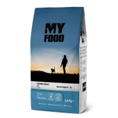 MY FOOD YETİŞKİN KÖPEK MİNİ IRK KURU MAMASI KUZULU PİRİNÇLİ 2,5 KG - 1