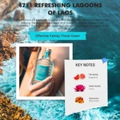 4711 Acqua Colonia Intense Refreshing Lagoons of Laos EDC 100 ml Kadın Parfümü thumbnail 5
