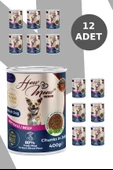 HOW MEOW 12 ADET JÖLELİ PARÇA ETLİ YETİŞKİN KÖPEK YAŞ MAMASI BİFTEKLİ 400 GRAM - 2