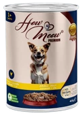 HOW MEOW 12 ADET PATE YETİŞKİN KÖPEK YAŞ MAMASI TAVUKLU 400 GRAM - 1