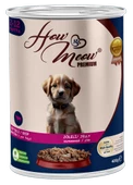 HOW MEOW 12 ADET JÖLELİ PARÇA ETLİ YAVRU KÖPEK YAŞ MAMASI BİFTEKLİ 400 GRAM - 1