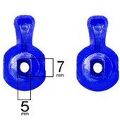Mavi Plastik Mini Küresel Vana Başlığı Kollektör Kolu Ara Musluk Kelebek Başı -10 Adet - 2