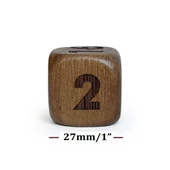 Helena Wood Art Ahşap Vido Zar 27x27mm - 2