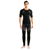 Thermoform Extreme Erkek Seamless Termal Kısa Kollu İçlik Seti Siyah - 1