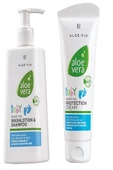 Aloe Vera Bebek Şampuanı 250 ml + Aloe Vera Bebek Pişik Önleyici Krem 100 ml - 1