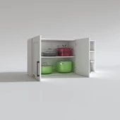 Kenzlife hazır mutfak dolabı maydanoz60 byz mod1 60*120*32 mebran kapak suntalam gövde thumbnail 3