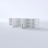 Kenzlife hazır mutfak dolabı mercimek60 byz mod1 60*240*32 mebran kapak suntalam gövde thumbnail 4