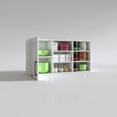 Kenzlife hazır mutfak dolabı pancar60 byz mod1 60*120*32 mebran kapak suntalam gövde thumbnail 3