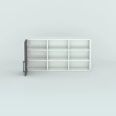 Kenzlife hazır mutfak dolabı pancar90 gri mod2 90*120*32 mebran kapak suntalam gövde thumbnail 3