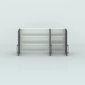 Kenzlife hazır mutfak dolabı limon90 gri mod2 90*120*32 mebran kapak suntalam gövde thumbnail 3