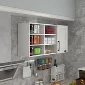 Kenzlife hazır mutfak dolabı nane60 byz mod1 60*120*32 mebran kapak suntalam gövde thumbnail 1