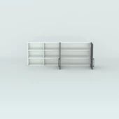 Kenzlife hazır mutfak dolabı patlıcan90 gri mod2 90*160*32 mebran kapak suntalam gövde thumbnail 3