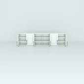 Kenzlife hazır mutfak dolabı bulgur90 byz mod1 90*240*32 mebran kapak suntalam gövde thumbnail 3