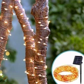 Güneş Enerjili 20 Metre 8 Mod Gün Işığı LED Işık Şeridi - 3