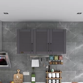 Kenzlife hazır mutfak dolabı mandalina60 gri mod2 60*120*32 mebran kapak suntalam gövde thumbnail 2