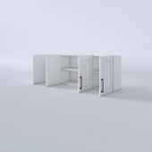 Kenzlife hazır mutfak dolabı soğan60 byz mod1 60*160*32 mebran kapak suntalam gövde thumbnail 4