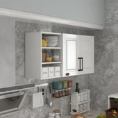 Kenzlife hazır mutfak dolabı kestane90 byz mod1 90*120*32 mebran kapak suntalam gövde thumbnail 1