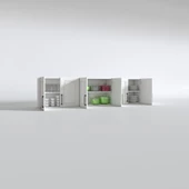 Kenzlife hazır mutfak dolabı elma60 byz mod1 60x240x32 mebran kapak suntalam gövde - 3