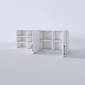 Kenzlife hazır mutfak dolabı patlıcan60 byz mod1 60*160*32 mebran kapak suntalam gövde thumbnail 4