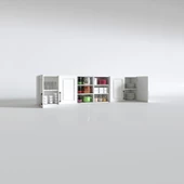 Kenzlife hazır mutfak dolabı bulgur60 byz mod1 60*240*32 mebran kapak suntalam gövde - 3