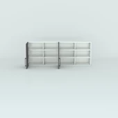 Kenzlife hazır mutfak dolabı zencefil90 gri mod2 90*160*32 mebran kapak suntalam gövde thumbnail 3