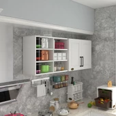 Kenzlife hazır mutfak dolabı patlıcan90 byz mod1 90*160*32 mebran kapak suntalam gövde thumbnail 1