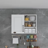 Kenzlife hazır mutfak dolabı tere90 byz mod1 90*080*32 mebran kapak suntalam gövde - 2