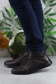 Mehmet Mete 229-1 Kahve Frm Men Çırtlı Kauçuk Taban Hakiki Deri Erkek Bot thumbnail 3