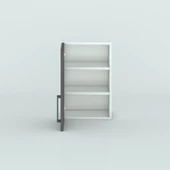 Kenzlife hazır mutfak dolabı bamya90 gri mod2 90*040*32 mebran kapak suntalam gövde thumbnail 3