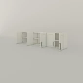 Kenzlife hazır mutfak dolabı elma60 byz mod1 60x240x32 mebran kapak suntalam gövde - 4