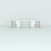 Kenzlife hazır mutfak dolabı elma90 byz mod1 90*240*32 mebran kapak suntalam gövde - 3