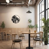 Dekoratif Metal Sanatı Bloklar (Blocks) Metal Duvar Tablosu Soyut thumbnail 4