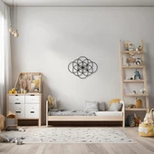 Metal Dekor Halkalar (Circles) Metal Duvar Tablosu Mandala thumbnail 1