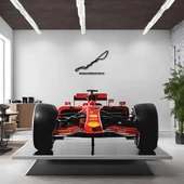 Metal Dekor Sudi Arabistan Grand Prix Metal Duvar Tablosu Formula 1 - 3