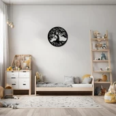 Duvar Dekoru Hediyelik Aile Ağacı (Family Tree) Metal Duvar Tablosu Sanat thumbnail 1