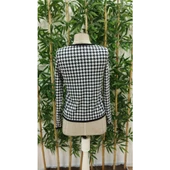 Lucky Life Kadın Uzun Kollu Kaz Ayağı Desenli şardonlu Dalgıç Ceket thumbnail 5