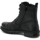 LUMBERJACK RAMONES 1PR SİYAH HAKİKİ DERİ COMFORT CASUAL FERMUARLI ERKEK BOT thumbnail 4