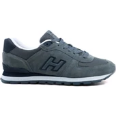 HAMMER JACK 19250 GRİ HAKİKİ DERİ COMFORT CASUAL GÜNLÜK SPOR AYAKKABISI - 7