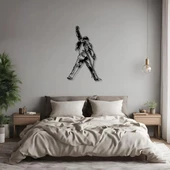 Dekoratif Metal Sanatı Freddie Mercury Metal Duvar Tablosu Sanat thumbnail 3