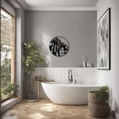 Dekoratif Metal Sanatı Bloklar (Blocks) Metal Duvar Tablosu Soyut thumbnail 2