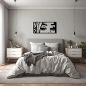 Dekoratif Metal Sanatı Pop Art 4 Metal Duvar Tablosu Pop Art - 1