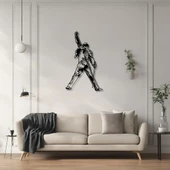 Dekoratif Metal Sanatı Freddie Mercury Metal Duvar Tablosu Sanat thumbnail 6