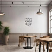 Duvar Dekoru Hediyelik Ağlayan Rahibe(Crying Nun) Metal Duvar Tablosu Soyut thumbnail 2