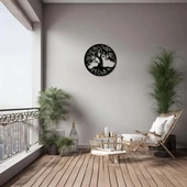 Duvar Dekoru Hediyelik Aile Ağacı (Family Tree) Metal Duvar Tablosu Sanat thumbnail 2