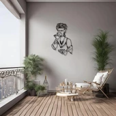 Özel Tasarım Metal Tablolar Frida (Frida) Metal Duvar Tablosu Sanat thumbnail 1