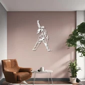 Dekoratif Metal Sanatı Freddie Mercury Metal Duvar Tablosu Sanat thumbnail 4