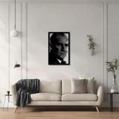 Modern Metal Duvar Sanatı Atatürk Metal Duvar Tablosu Portre thumbnail 5