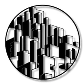 Dekoratif Metal Sanatı Bloklar (Blocks) Metal Duvar Tablosu Soyut thumbnail 6